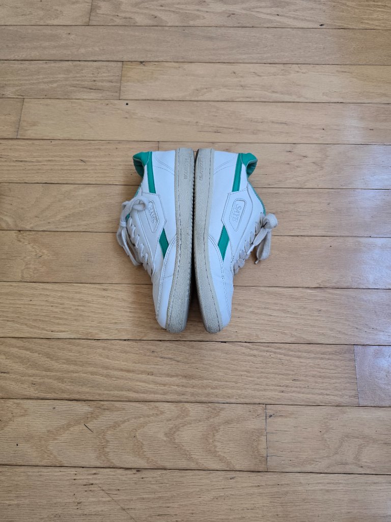 Saye | Modelo '89 Cream Green Retro Sporty Sneakers | Wms 7.5 — image 8 of 8